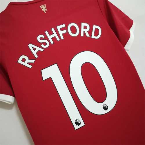 Retro Jersey Fans Version 2021-2022 Manchester United RASHFORD 10 Home Soccer Jersey