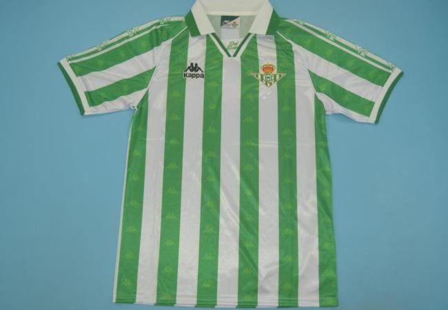 Retro Jersey 1995-1997 Real Betis Home Soccer Jersey Vintage Football Shirt