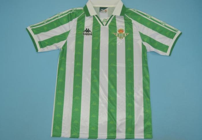 Retro Jersey 1995-1997 Real Betis Home Soccer Jersey Vintage Football Shirt