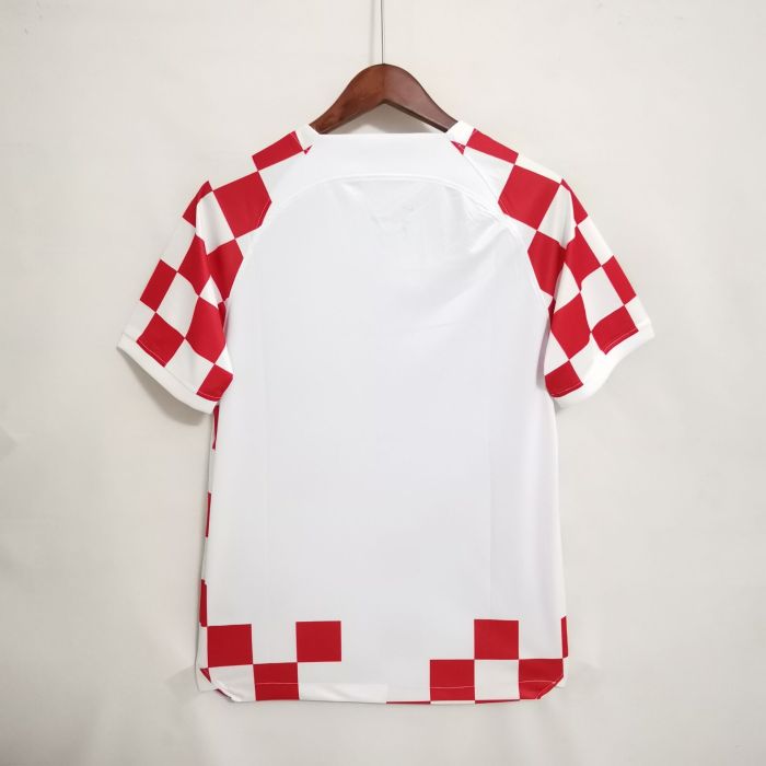 Fans Version 2022 World Cup Croatia Home Soccer Jersey