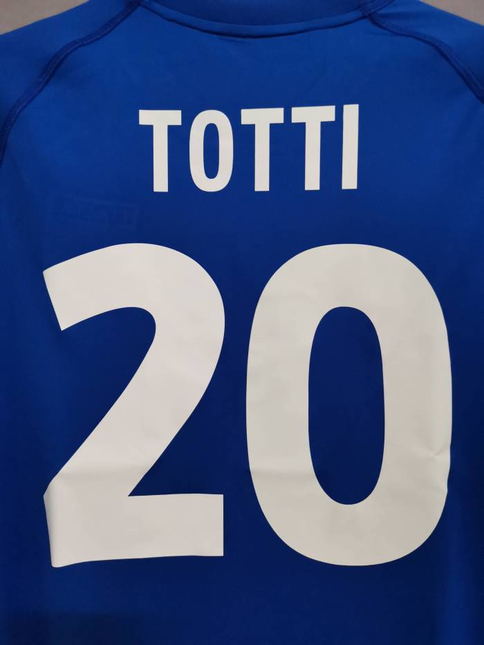 Retro Jersey 2000 Italy TOTTI 20 Home Vintage Soccer Jersey
