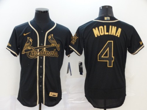 St. Louis Cardinals 4 MOLINA Black 2020 Flexbase Jersey
