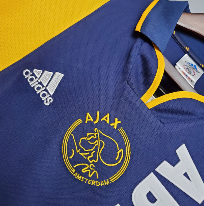 Retro Jersey Ajax 2000-2001 Away Soccer Jersey Vintage Football Shirt