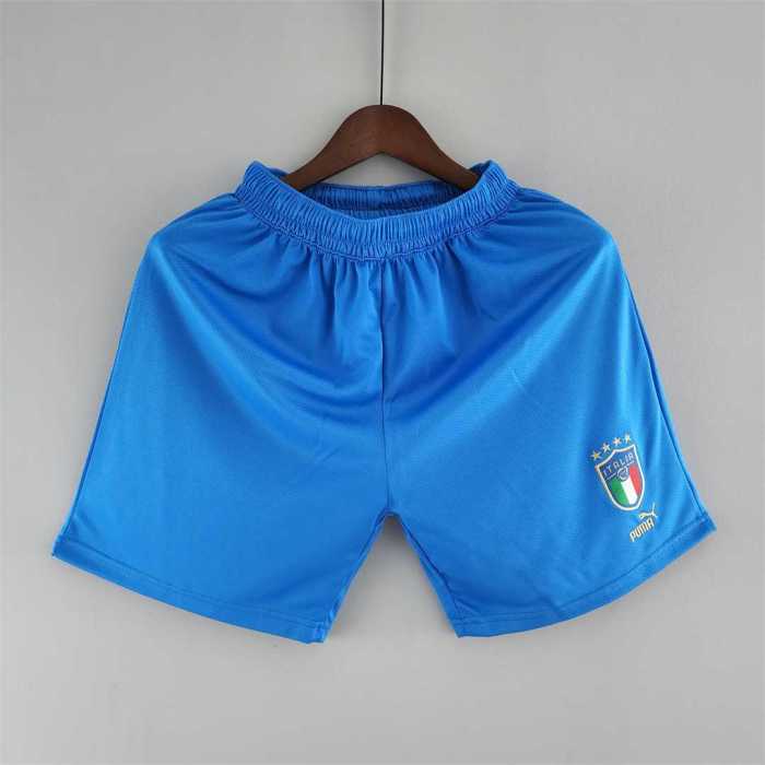 2022 Italy Blue Soccer Shorts