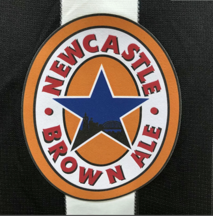 Long Sleeve Retro Jersey 1995-1997 Newcastle United Home Soccer Jersey Vintage Football Shirt
