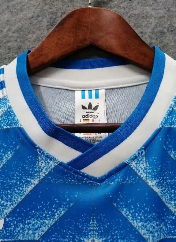 Retro Jersey 1990 Netherlands Away Blue Soccer Jersey