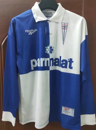 Retro Jersey Long Sleeve 1996 Club Deportivo Universidad Cat&oacute;lica Home Soccer Jersey