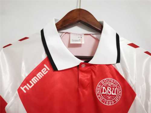 Retro Jersey 1992 Denmark Home Soccer Jersey Vintage Football Shirt