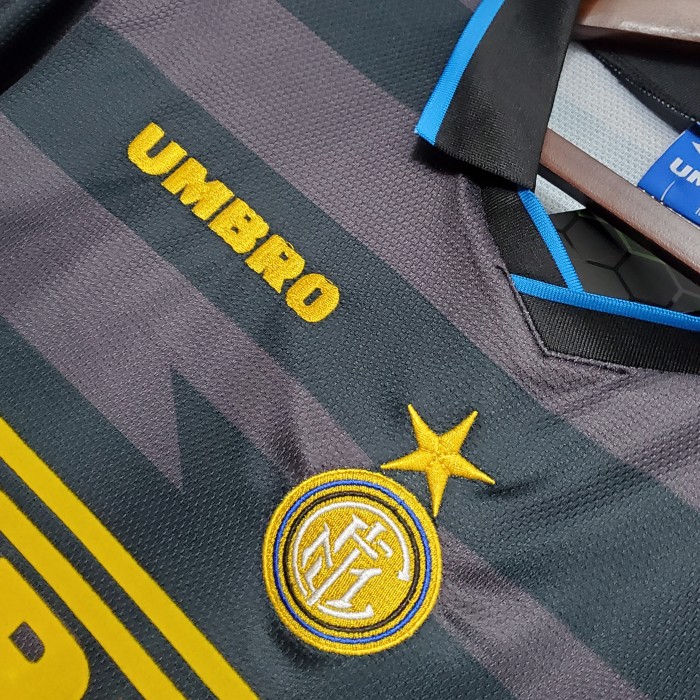 Retro Jersey 1997-1998 Inter Milan Third Away Soccer Jersey Vintage Football Shirt