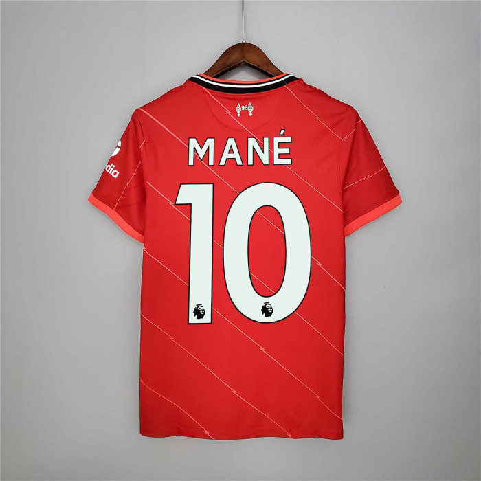 Retro Jersey 2021-2022 Liverpool MANE 10 Home Soccer Jersey
