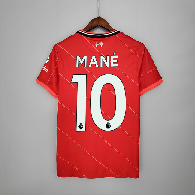 Retro Jersey 2021-2022 Liverpool MANE 10 Home Soccer Jersey