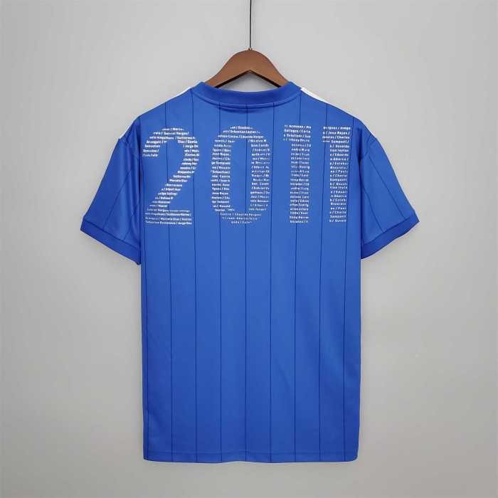Retro Jersey 2011 Universidad de Chile Commemorative Edition Blue Soccer Jersey