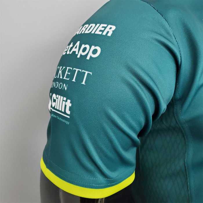 FI Formula One stadium service Aston Martin polo Racing Jersey
