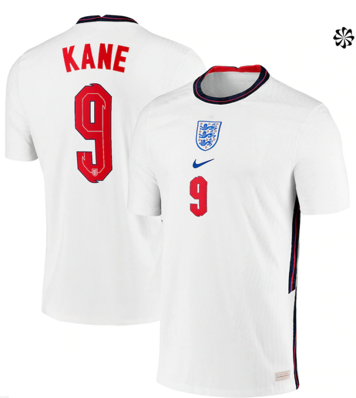 Retro Jersey 2020 England 9 KANE Home Soccer Jersey