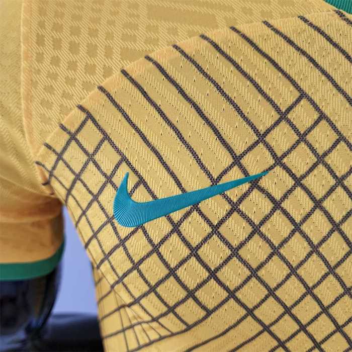 Player Version 2022 Brazil Special Edition Yellow Soccer Jersey