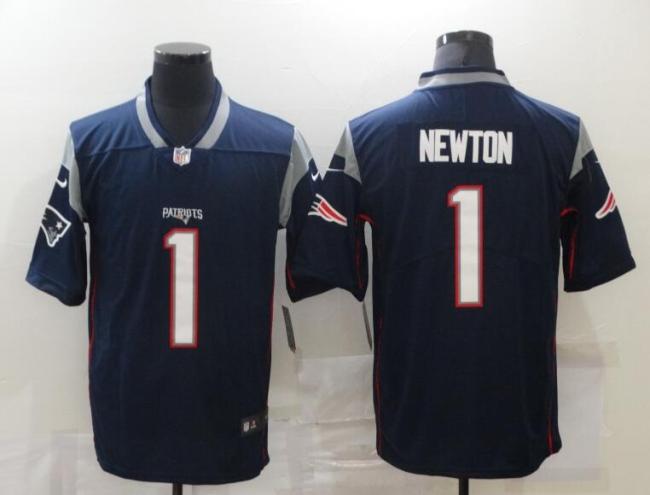 New England Patriots 1 NEWTON Dark Blue NFL Jersey