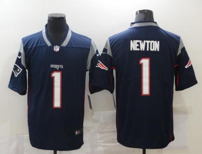 New England Patriots 1 NEWTON Dark Blue NFL Jersey
