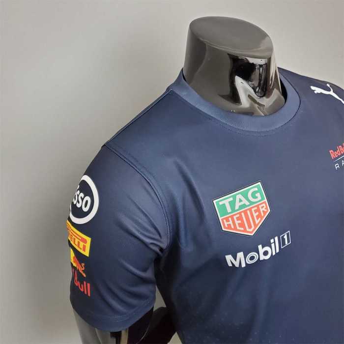 F1 Formula One racing suit; Honda Red Bull racing suit Royal Blue Racing Jersey