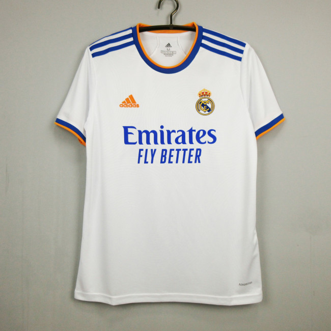 Retro Jersey Real Madrid 2021-2022 Home Soccer Jersey Vintage Football Shirt