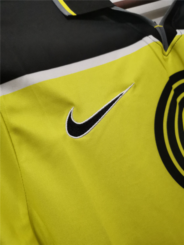 Retro Jersey 1996-1997 Borussia Dortmund UCL Version Yellow Soccer Jersey