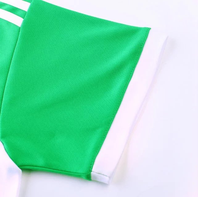 #812 Green Soccer Training Uniforms Blank Jersey and Shorts
