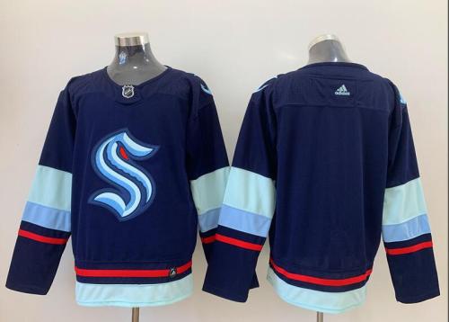 Seattle Kraken Blank Navy Jersey