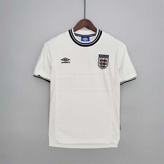 Retro Jersey 2000 England Home Soccer Jersey Vintage Football Shirt