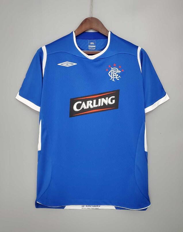 Retro Jersey 2008-2009 Rangers Home Blue Soccer Jersey
