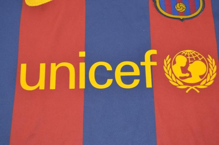 with LFP Patch Retro Jersey Barcelona 2010-2011 Home Soccer Jersey