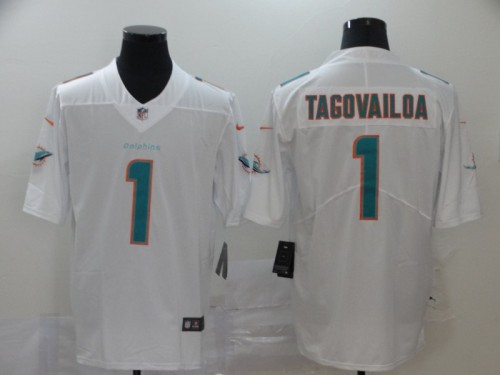 Miami Dolphins 1 TAGOVAILOA White NFL Jersey