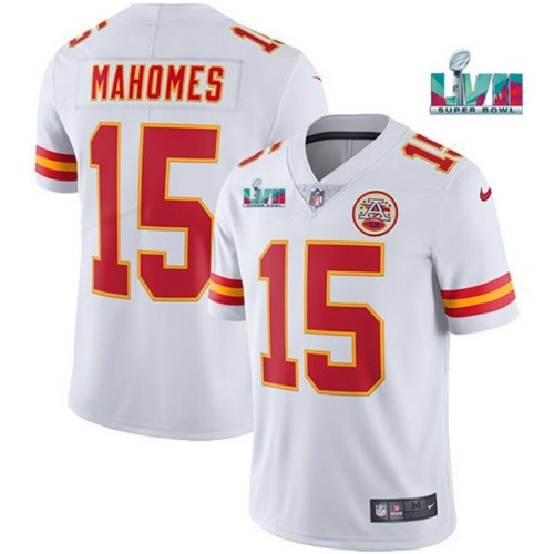 Chiefs 15 Patrick Mahomes Red 2023 Super Bowl LVII Vapor Limited Jersey