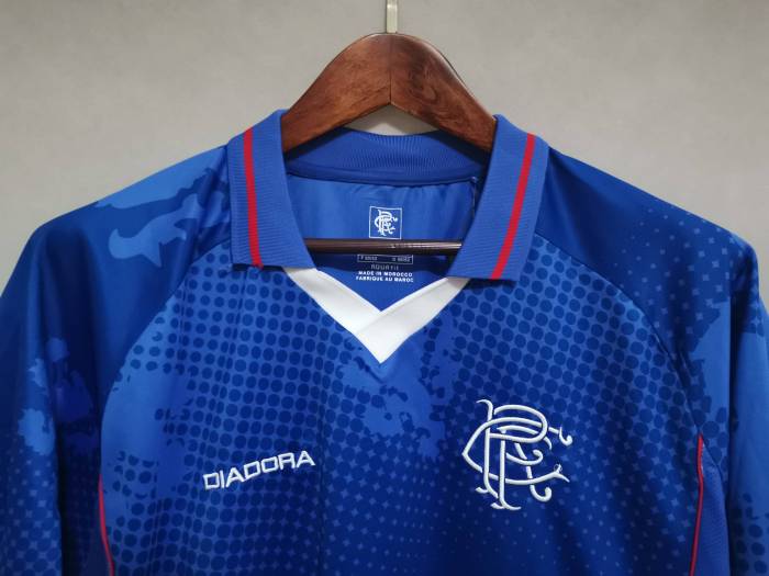 Retro Jersey 2002-2003 Rangers Home Soccer Jersey Vintage Football Shirt