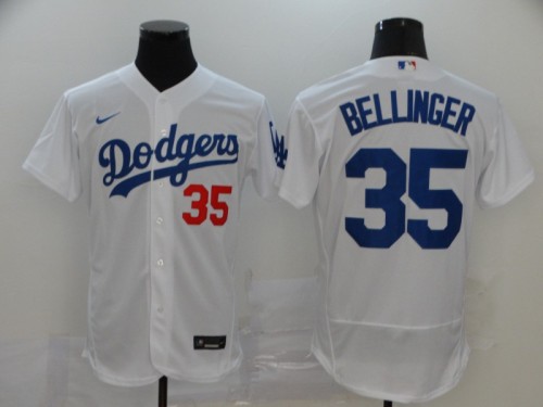Los Angeles Dodgers 35 BELLINGER White 2020 Flexbase Jersey