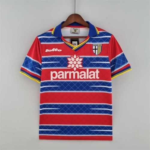 Retro Jersey 1998-1999 Parma Away Red Soccer Jersey