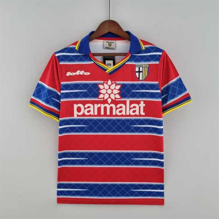 Retro Jersey 1998-1999 Parma Away Red Soccer Jersey