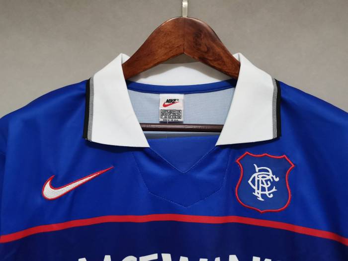 Retro Jersey 1997-1999 Rangers Home Soccer Jersey
