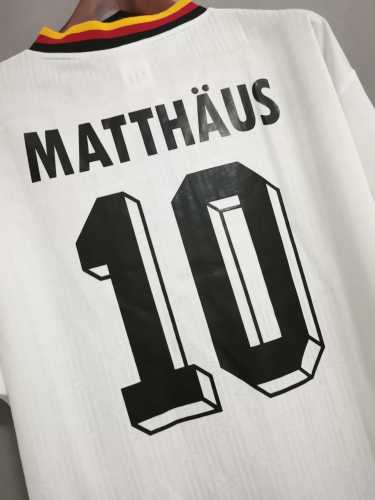 Retro Jersey 1994 Germany MATTHAUS 10 Home Soccer Jersey Vintage Football Shirt