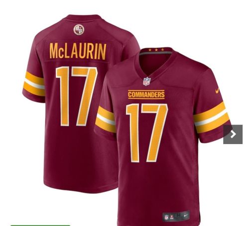 COMMANDERS 17 McLAURIN Maroon NFL Jersey