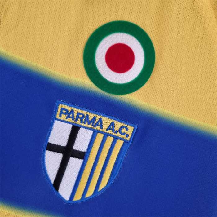 Retro Jersey 1999-2000 Parma Home Soccer Jersey Vintage Football Shirt