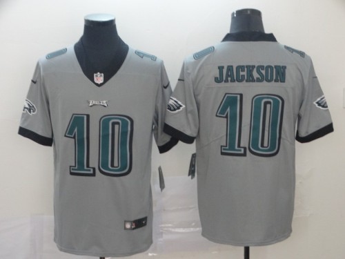 Philadelphia Eagles #10 JACKSON Grey/Green NFL Jersey