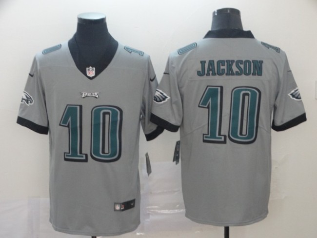Philadelphia Eagles #10 JACKSON Grey/Green NFL Jersey