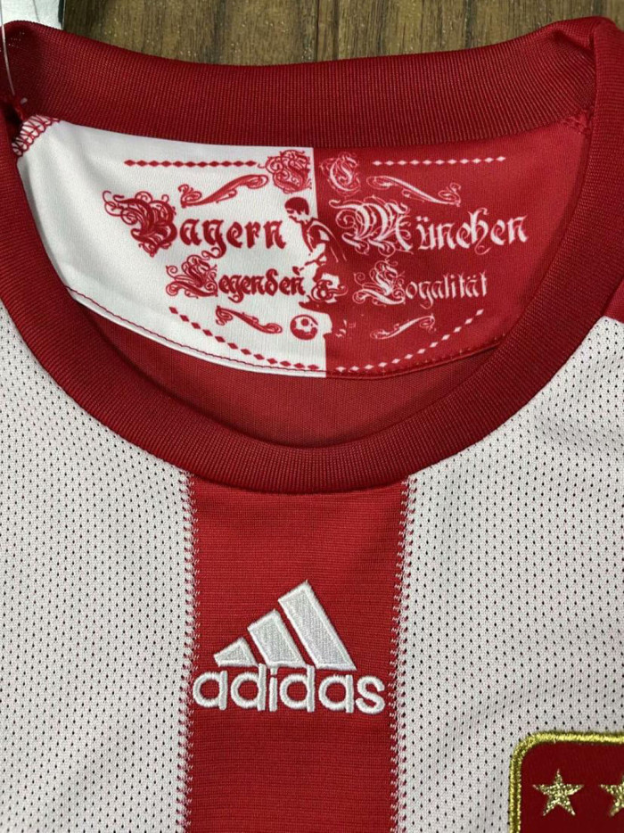Retro Jersey Long Sleeve 2010-2011 Bayern Munich Home Soccer Jersey Vintage Football Shirt