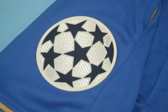 with UCL Patch Retro Jersey 2005-2006 Chelsea 100 Years Centenay Home Soccer Jersey Vintage Football Shirt