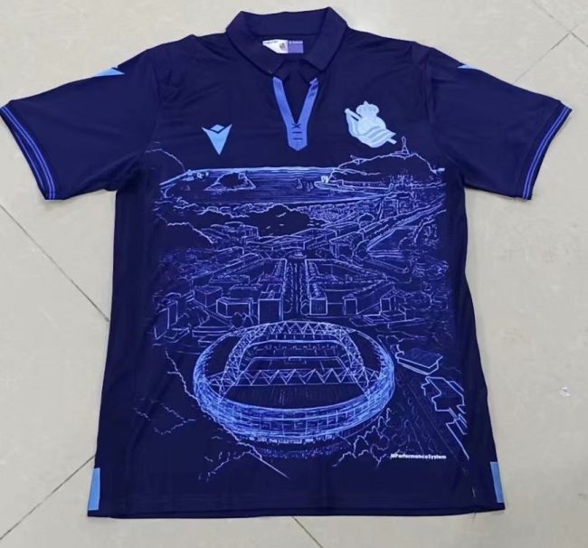 Fans Version  Royal Real Madrid  Blue Soccer Jersey