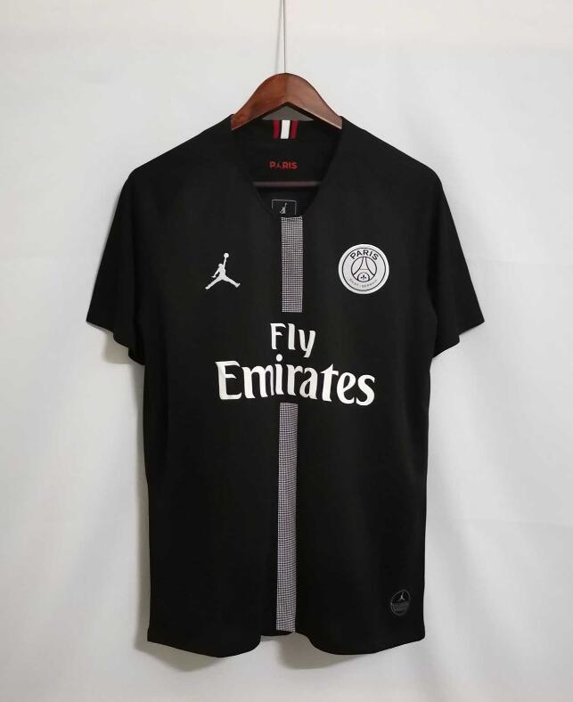 Retro Jersey 2018-2019 Jordan PSG Black Soccer Jersey Vintage Paris Football Shirt