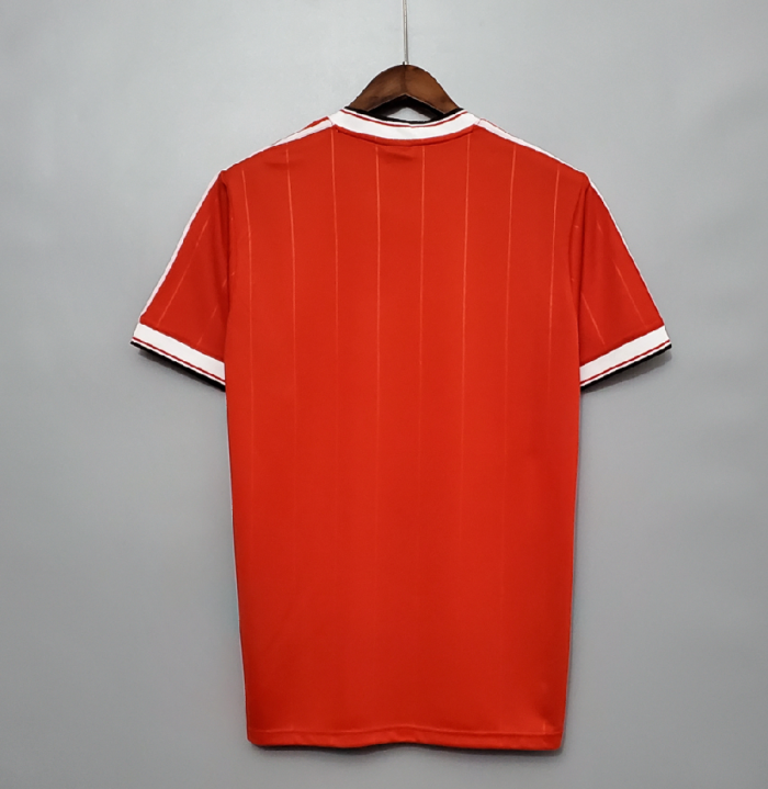 Retro Jersey 1983-1984 Manchester United Home Soccer Jersey Vintage Man U Football Shirt