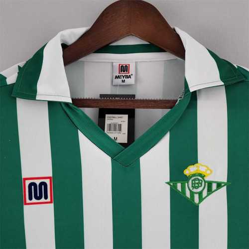 Retro Jersey 1982-1985 Real Betis Home Soccer Jersey Vintage Football Shirt