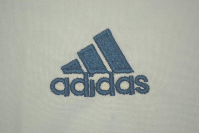 Long Sleeve Retro Jersey 2001 Real Madrid Home Soccer Jersey