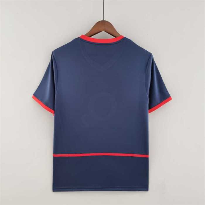 Retro Jersey 2002-2003 Arsenal Away Blue Soccer Jersey Vintage Football Shirt