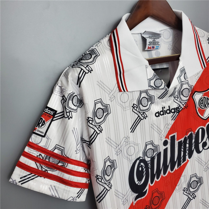 Retro Jersey 1996-1997 River Plate Home Soccer Jersey Vintage Football Shirt